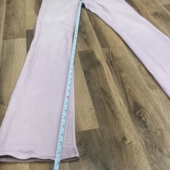 AG Adriano Goldschmied Women’s “The Angel” Lilac Colored Flared Jeans - Size 26 - Picture 8 of 12